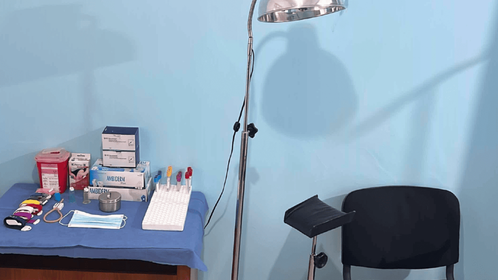 Toma de muestra de Laboratorio Santa Rosa